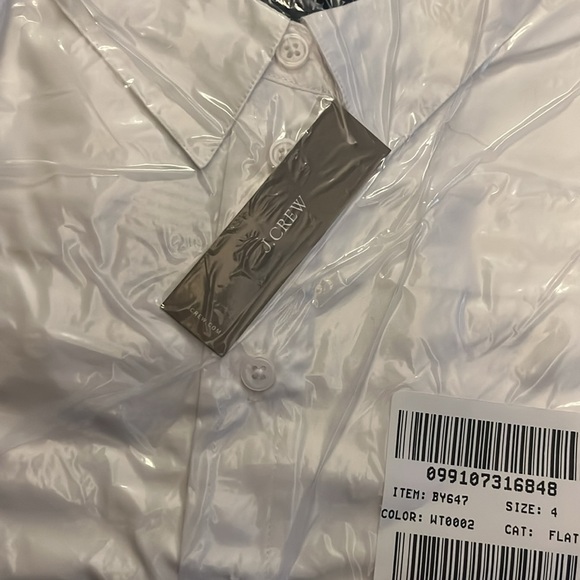 J. Crew Women’s Wren slim shirt in stretch cotton poplin - Picture 5 of 6